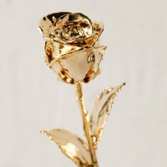24KT Yellow Gold Dipped Valentines Day Rose 🌹 - Picture 2 of 2